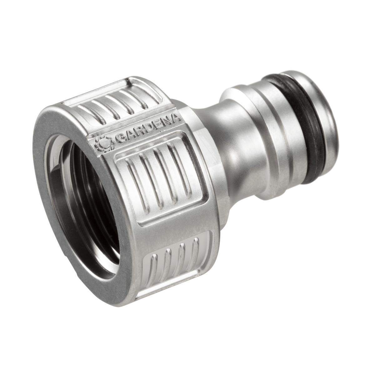 Gardena Premium Hahnverbinder 21 mm (G 1/2") aus Metall
