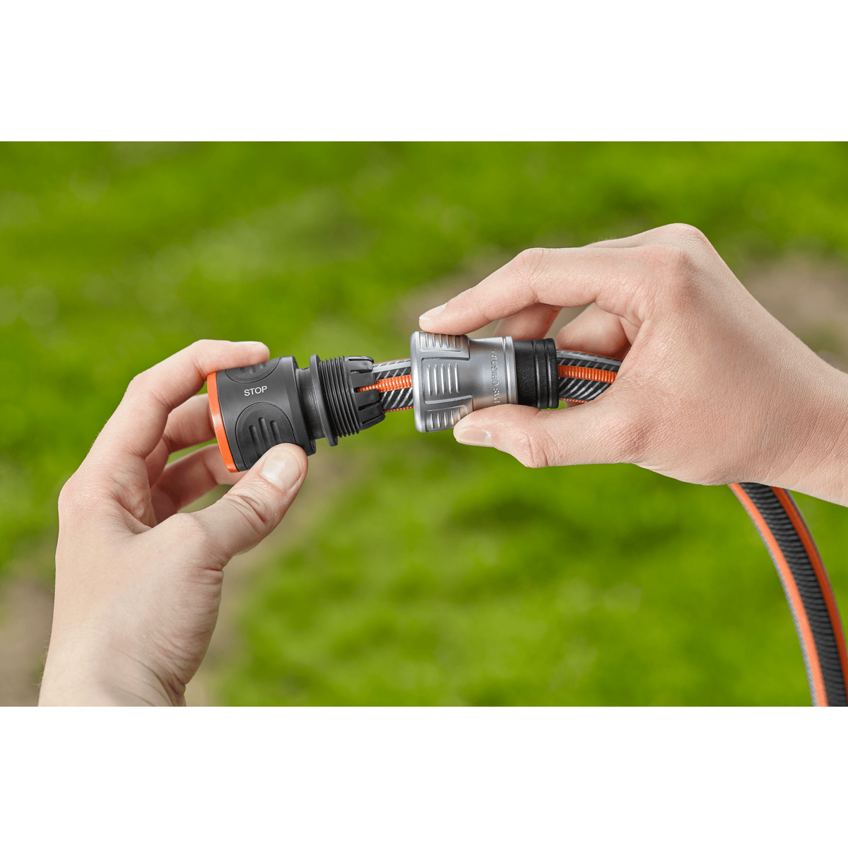 Gardena Premium Reinigungsspritzen-Set mit Wasserstop