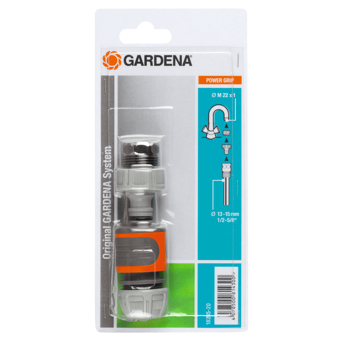 Gardena Schnellanschluss-Satz für Wasserhähne mit Perlstrahler