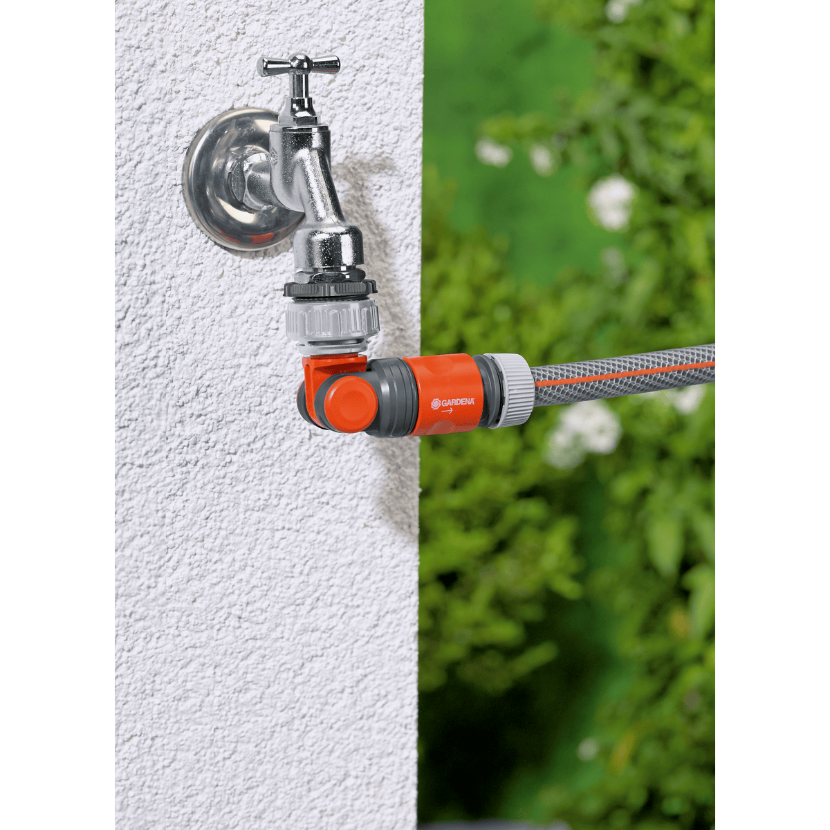 Gardena Winkelhahnstück, dreh- und schwenkbar