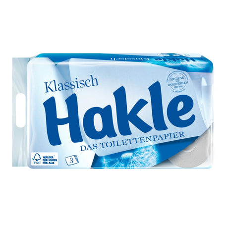Hakle Klassisch Weiß Toilettenpapier 3-lagig