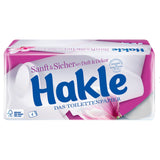 Hakle Sanft Sicher Toilettenpapier 4-lagig weich saugfähig 1 Packung = 20 Rollen zu je 130 Blatt