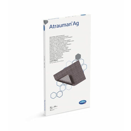 Hartmann Atrauman Ag Salbenkompresse silberhaltig steril Wundversorgung 10 Stück Einzeln Verpackt Masse 10 X 20 cm