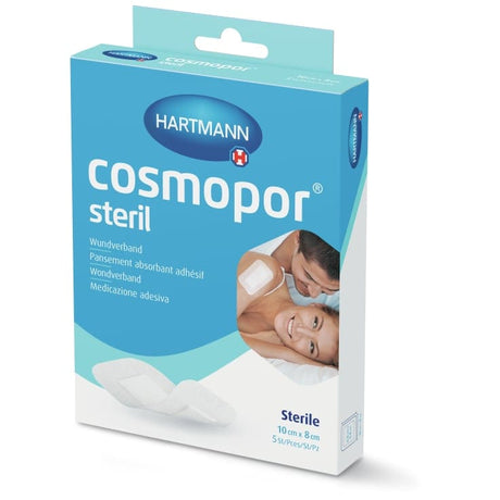 Hartmann Cosmopor Steril Wundverband hypoallergen 10× 5 Stück