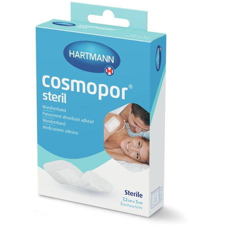 Hartmann Cosmopor Steril Wundverband hypoallergen 5 Stück