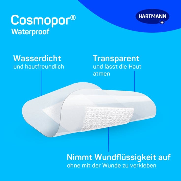 Hartmann Cosmopor Waterproof Wundverband wasserfest