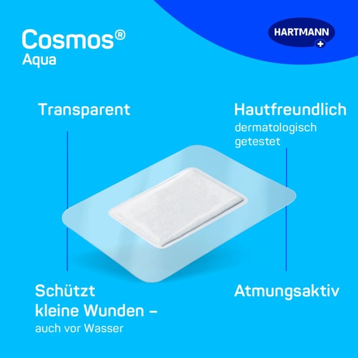 Hartmann Cosmos Aqua Wundpflaster wasserdicht drei Größen