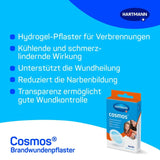 Hartmann Cosmos Brandwundenpflaster transparent feuchte Wundbehandlung