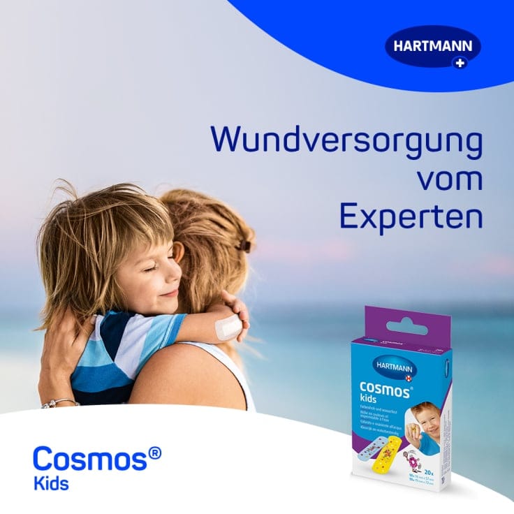 Hartmann Cosmos Kids Kinderpflaster Tiermotive schmutzabweisend