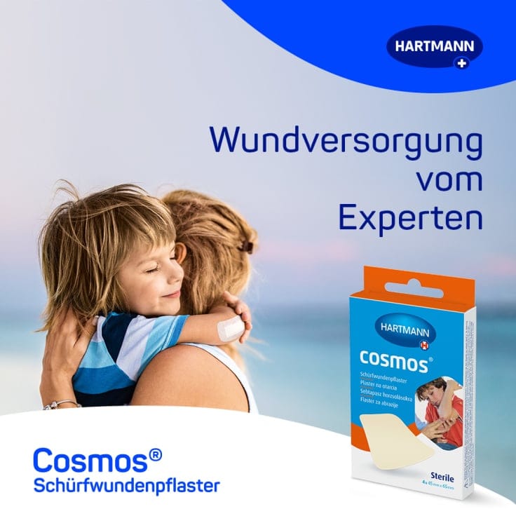 Hartmann Cosmos Schürfwundenpflaster flexibel Wundversorgung