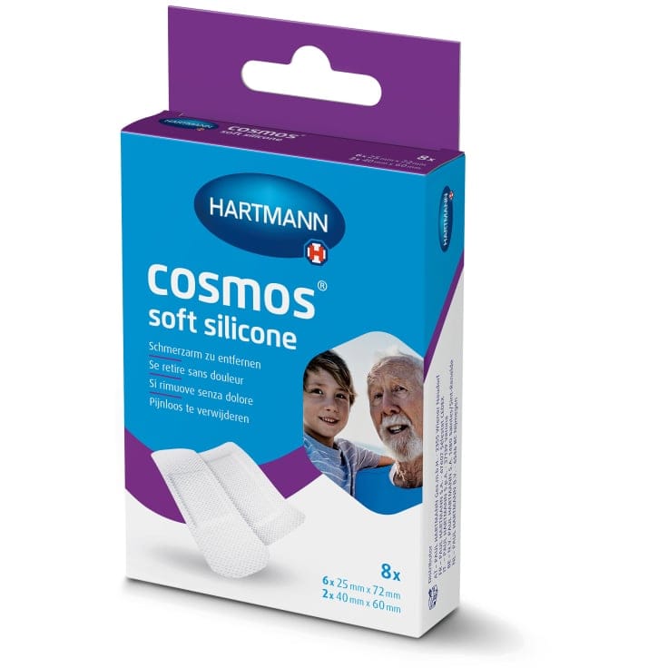 Hartmann Cosmos soft silicone Pflasterstrips hautschonend
