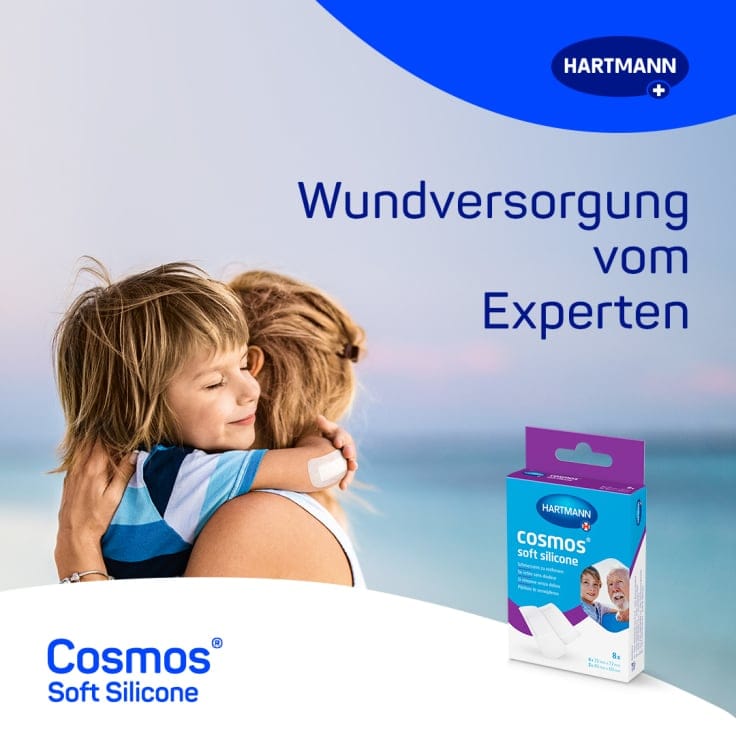 Hartmann Cosmos soft silicone Pflasterstrips hautschonend
