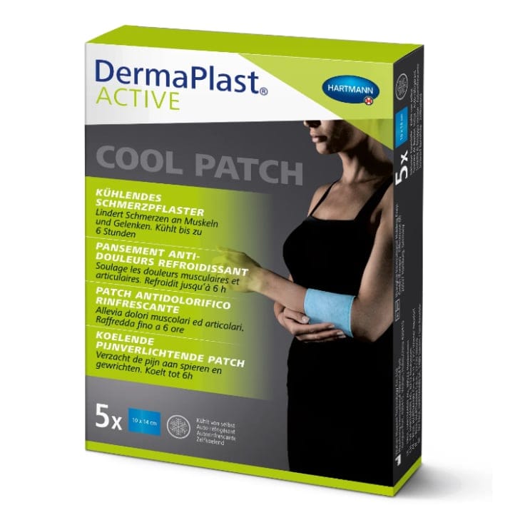 Hartmann DermaPlast ACTIVE Cool Patch Kühlpflaster selbstkühlend 40× 5 Stück