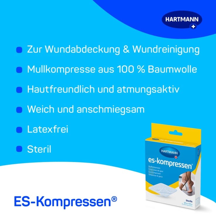 Hartmann ES Saugkompresse steril Wundversorgung