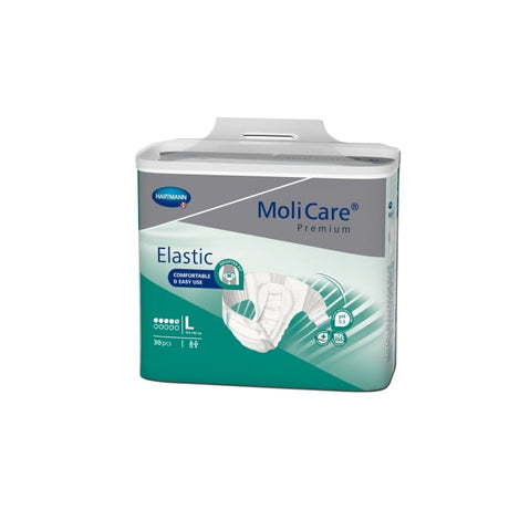 Hartmann MoliCare Premium Elastic Inkontinenzslip 5 Tropfen mittlerer bis L bauchumfang 115 145 cm