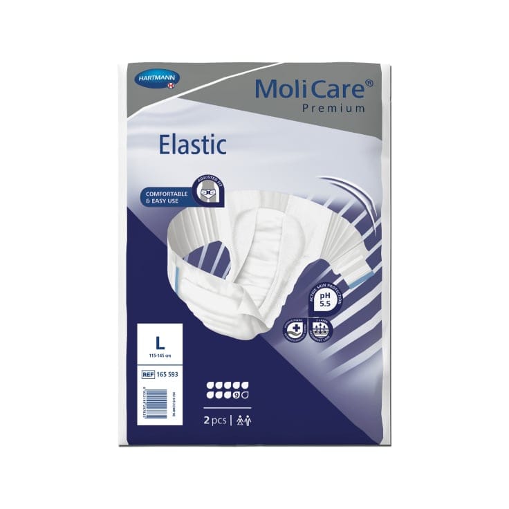 Hartmann MoliCare Premium Elastic Inkontinenzslip 9 Tropfen L bauchumfang 115 145 cm