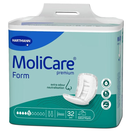 Hartmann MoliCare Premium Form Inkontinenzvorlage 5 Tropfen mittlere 4× 32 Stück