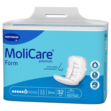Hartmann MoliCare Premium Form Inkontinenzvorlagen 6 Tropfen Schutz 32 Stück