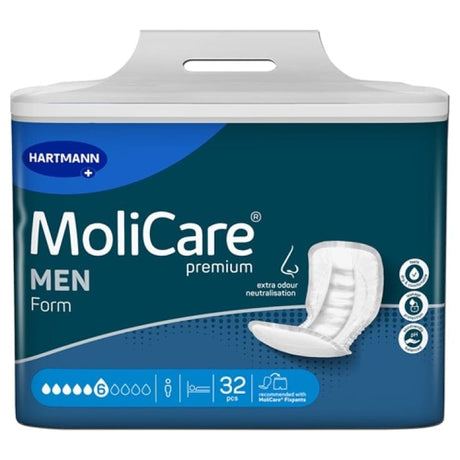 Hartmann MoliCare Premium Form MEN Einlagen fuer Maenner Inkontinenz 4× 32 Stück