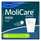 Hartmann MoliCare premium MEN Pad Inkontinenzeinlage 1 Packung = 14 Einlagen 💧💧 Leicht