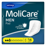 Hartmann MoliCare premium MEN Pad Inkontinenzeinlage 1 Packung = 14 Einlagen 💧💧💧 Leicht