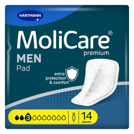 Hartmann MoliCare premium MEN Pad Inkontinenzeinlage 1 Packung = 14 Einlagen 💧💧💧 Leicht