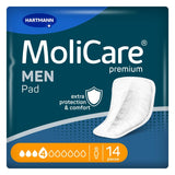 Hartmann MoliCare premium MEN Pad Inkontinenzeinlage 1 Packung = 14 Einlagen 💧💧💧💧 Mittel