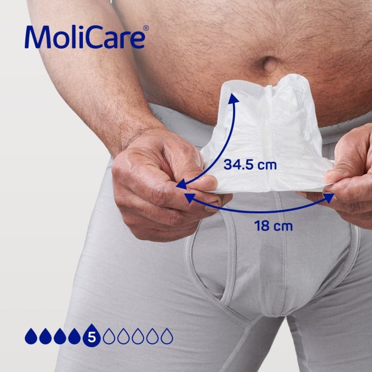 Hartmann MoliCare premium MEN Pad Inkontinenzeinlage leichte Blasenschwaeche