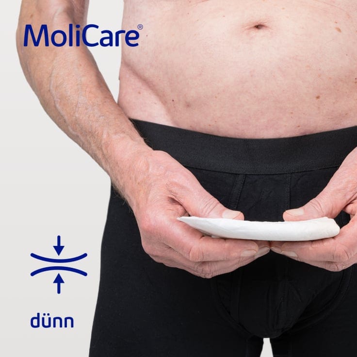 Hartmann MoliCare premium MEN Pad Inkontinenzeinlage leichte Blasenschwaeche