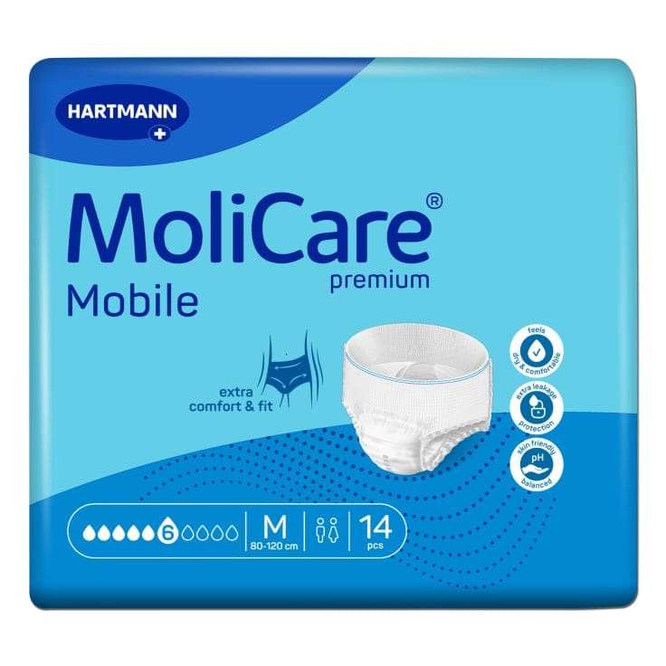 Hartmann MoliCare Premium Mobile Inkontinenzhosen 6 Tropfen schwere
