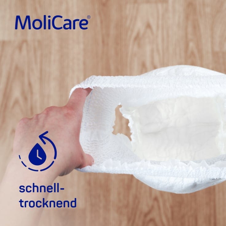 Hartmann MoliCare Premium Mobile Inkontinenzslip 6 Tropfen Anziehhilfe