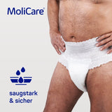 Hartmann MoliCare Premium Mobile Inkontinenzslip 6 Tropfen Anziehhilfe