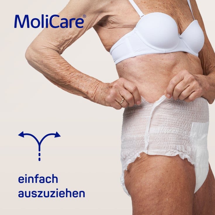 Hartmann MoliCare Premium Mobile Inkontinenzslip 6 Tropfen Anziehhilfe