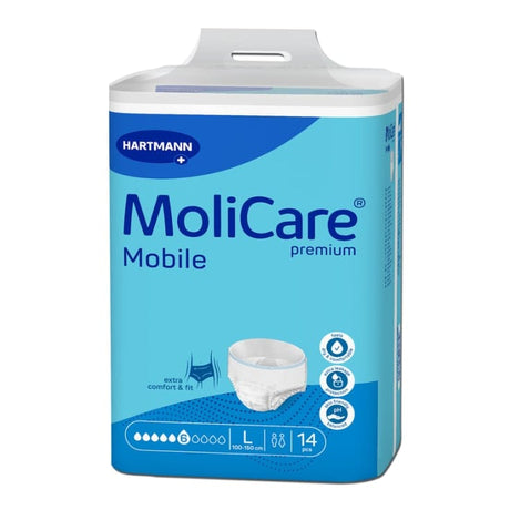 Hartmann MoliCare Premium Mobile Inkontinenzslip 6 Tropfen Anziehhilfe S 1 bauchumfang 60 90 cm