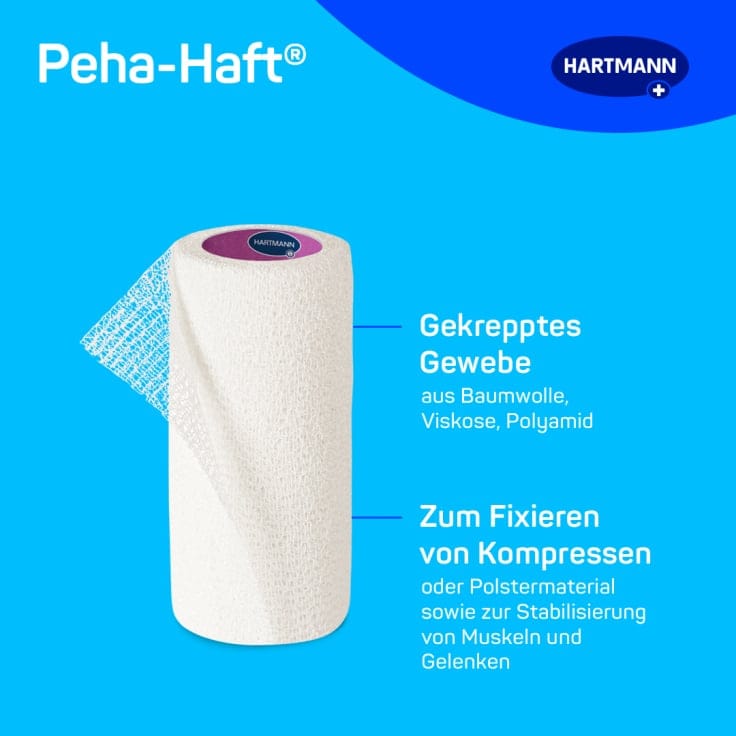 Hartmann Peha-haft Kohäsive Fixierbinde elastisch Wundversorgung