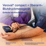 Hartmann Veroval COMPACT Plus Blutdruckmessgerät Oberarm Messung