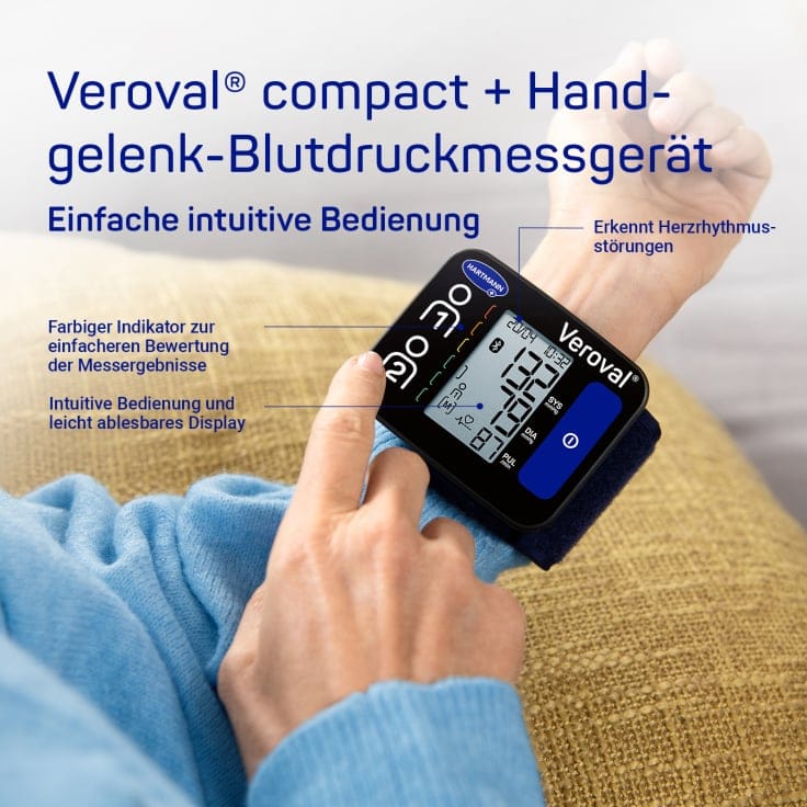 Hartmann Veroval COMPACT Plus Handgelenk Blutdruckmessgerät