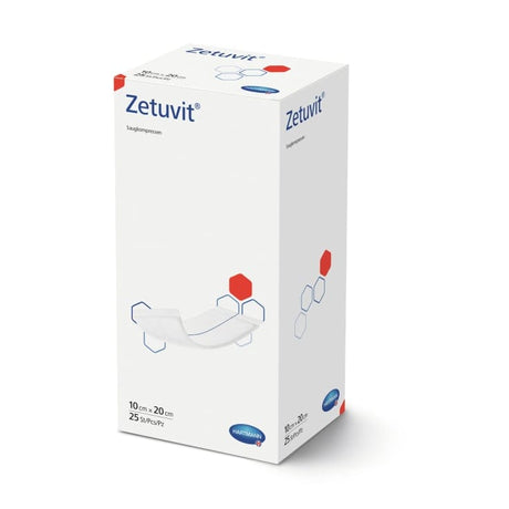 Hartmann Zetuvit Saugkompresse steril hydrophil Wundabdeckung 25 Stück Einzeln Verpackt