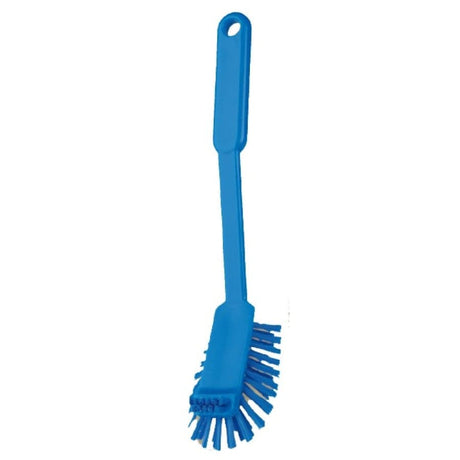 Haug -die sanfte- Kratzbürste mit Doppeleffekt blau
