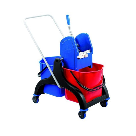 Haug Doppel-Fahreimer mit Mopp-Presse, 2 x 15l