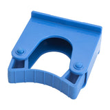Haug Ersatz-Stielhalterung für Alu-Geräteleiste Blau Masse B X H X T 70 X 35 X 75 mm