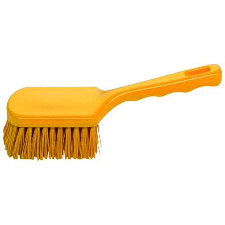 Haug Hygiene Stielbürste mit kurzem Griff gelb