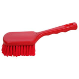 Haug Hygiene Stielbürste mit kurzem Griff rot