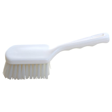 Haug Hygiene Stielbürste mit kurzem Griff transparent