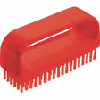 Haug Nagelbürste mit Bügel, HACCP Rot