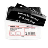 HDPE-Hundekotbeutel, 20,5 x 33 cm, schwarz
