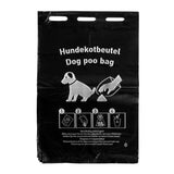 HDPE-Hundekotbeutel, 20,5 x 33 cm, schwarz 50 Beutel
