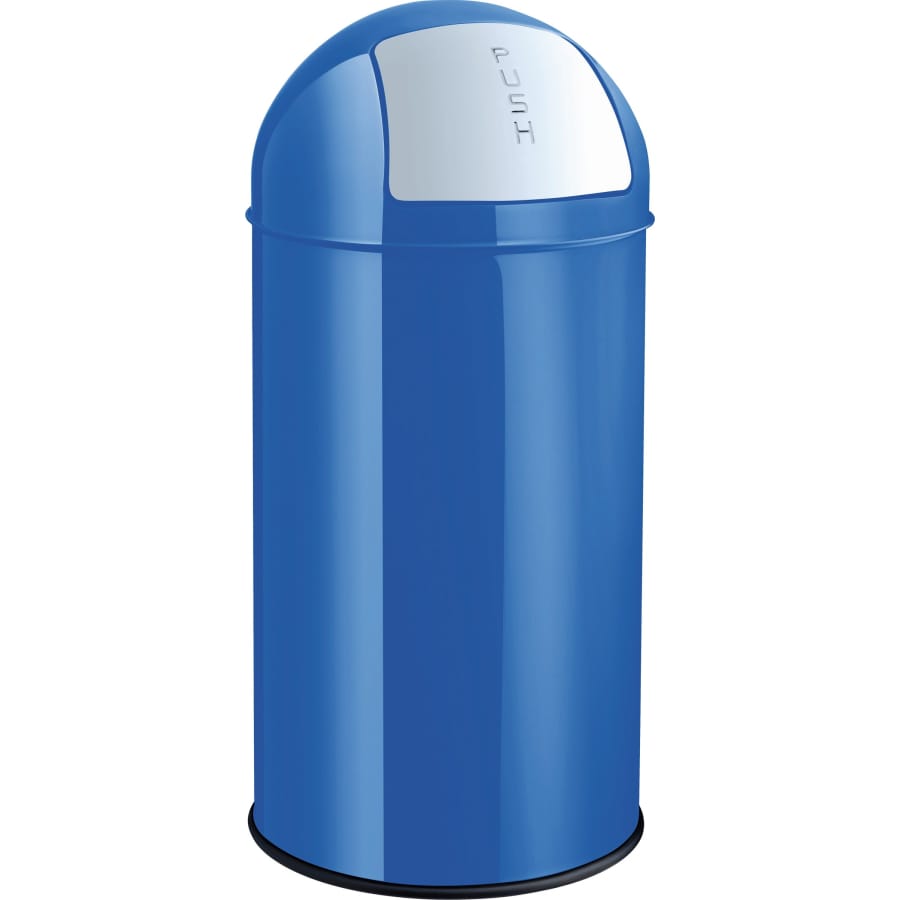 helit Abfallbehälter the dome mit Push-Deckel, 30 Liter blau