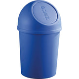 helit Abfallbehälter the flip mit Push-Klappe, 13 Liter blau