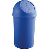 helit Abfallbehälter the flip mit Push-Klappe, 25 Liter blau